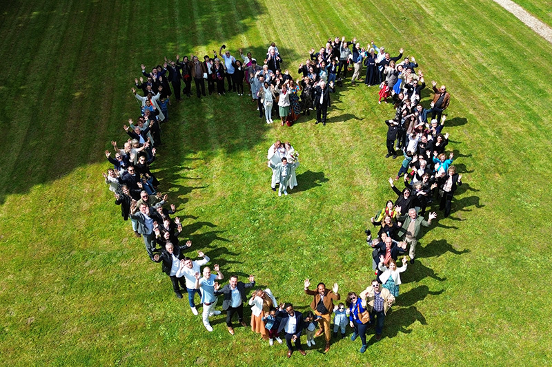Photo Arienne de Grand Groupe par Drone