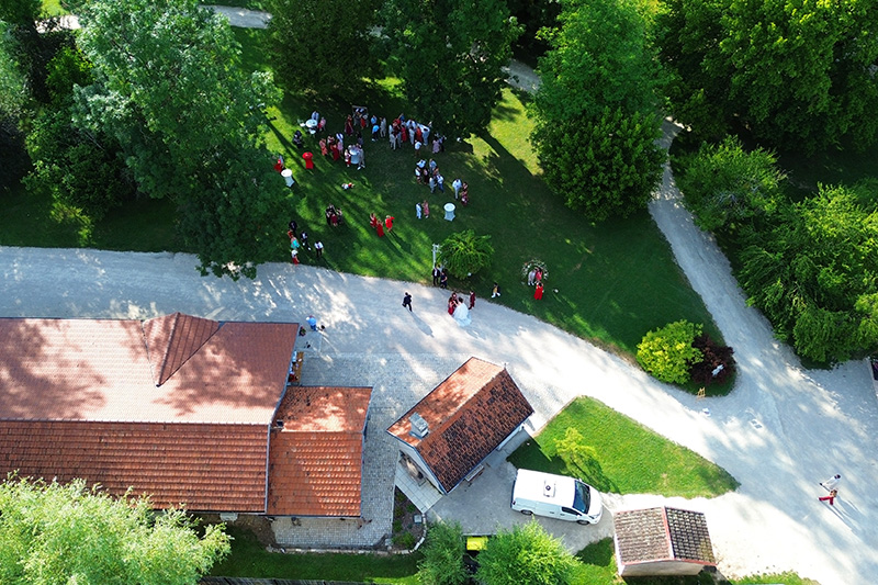 Photo Arienne de Grand Groupe par Drone